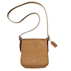 Vintage Coach 9145 Classic Legacy Studio Flap Bag in Camel